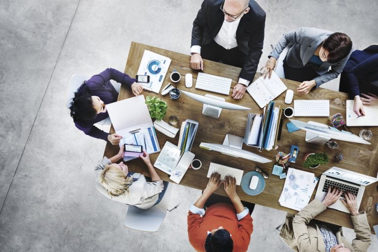 Blog 3 Group of Business People Working in the Office Concept