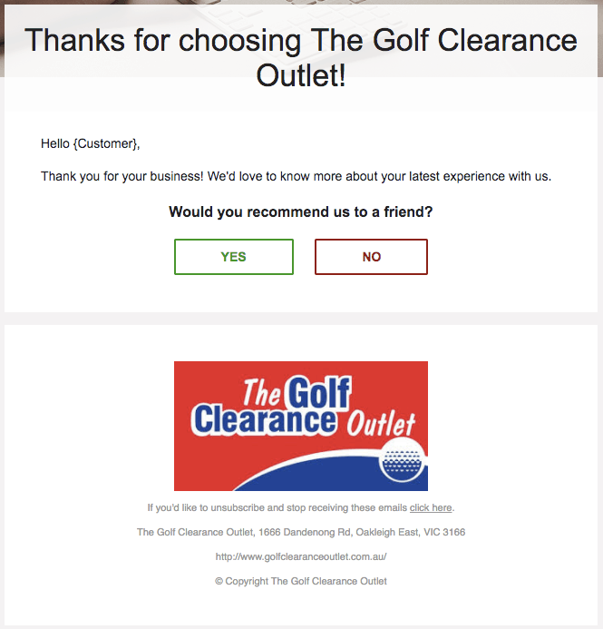 golf clearance reviews