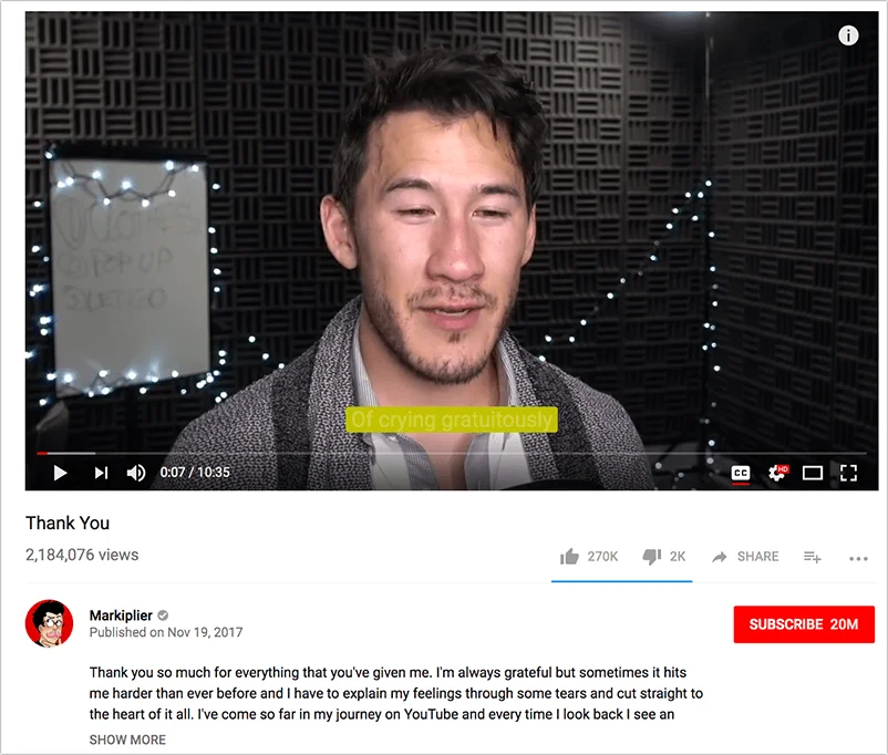 YouTube Video SEO: How To Optimise Your YouTube Videos 7 youtube thank you 1