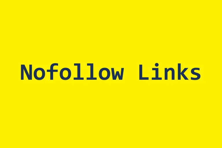 nofollow links banner image for blog post