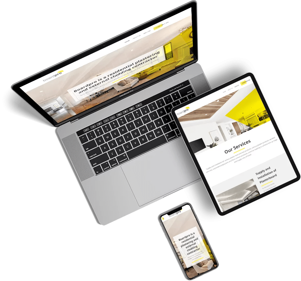 Custom Web Design 15 Device collage
