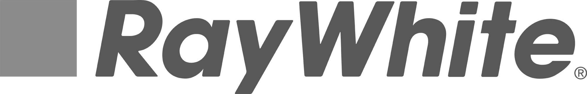 Home 12 ray white logo bw