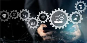 An image depicting SEM and PPC, as well as different aspects digital marketing, and how they work together.