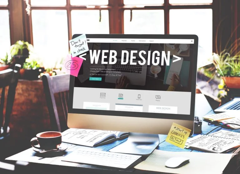 Blog 2 Photo inside of a web design studio.