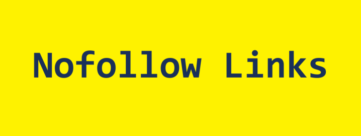 nofollow links banner image for blog post