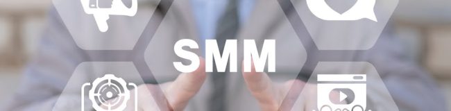 Graphic showing the difference aspects of social media marketing and how they interact with each other.