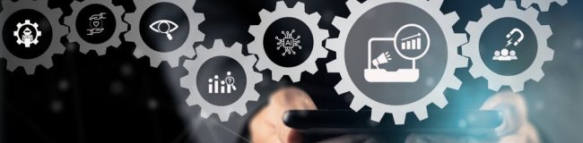 An image depicting SEM and PPC, as well as different aspects digital marketing, and how they work together.