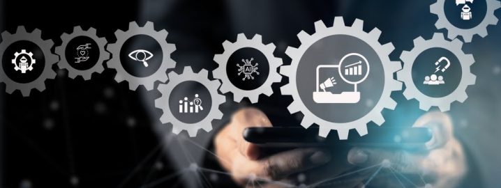 An image depicting SEM and PPC, as well as different aspects digital marketing, and how they work together.