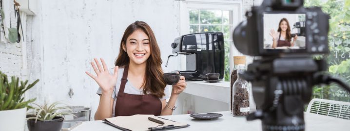 Startup,Successful,Small,Business,Owner,Sme,Beauty,Vlogger,Girl,Video